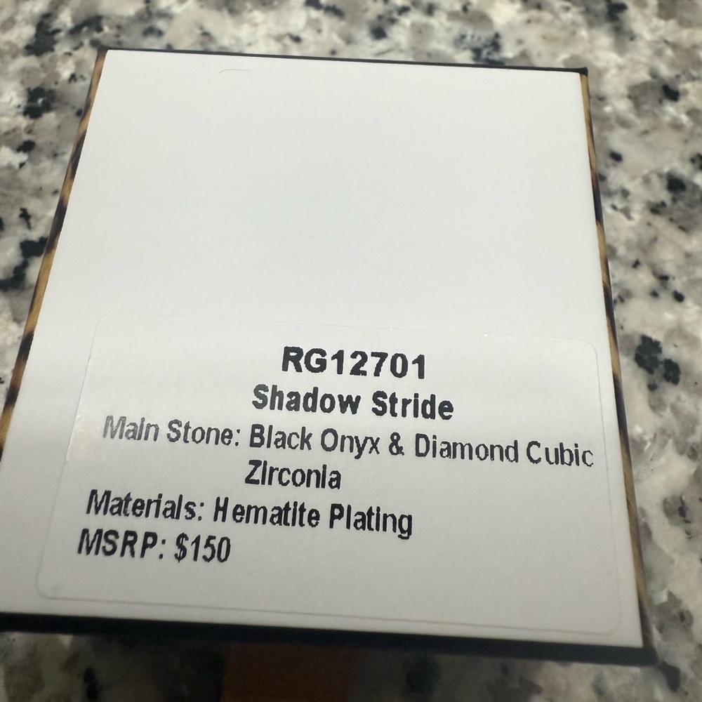 Shadow Stride Black Onyx Ring - image 3